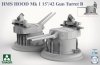 Takom 5020 HMS Hood 15/42 Mk1 Gun Turret B 1 1/72